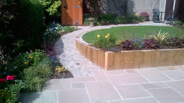 Garden landscaped in Pontefract